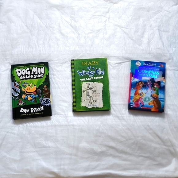 Dog man,Diary of a Wimpy kid, The Thea Sisters books. 3 books. - Picture 1 of 10